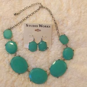 New necklace and earring set.